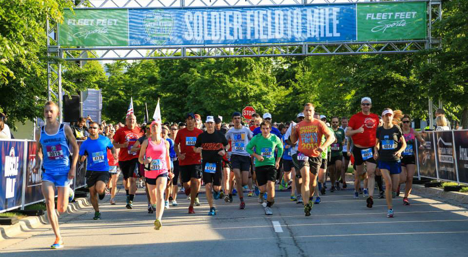 Friends of Ukraine Team at the 2016 Soldier Field 10 Mile Chicago